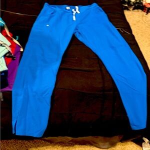 Figs royal blue Kade cargo with Elastic Waistband and Lightweight Fabric xl tall